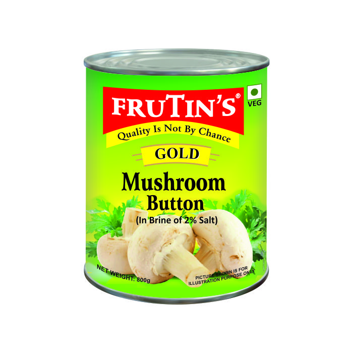 Mushroom Buttons Gold